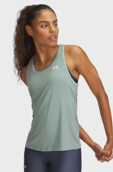 Женская мятная майка Tech Knockout Tank Ментоловый XS Under Armour 1389851-348