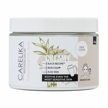 Кремовая маска-шейкер для лица Carelika Creamy Shaker Prebiotic Mask Black Beeome на основе пребиотиков с белой глиной, 200 г Кремовая маска-шейкер для лица Carelika Creamy Shaker Prebiotic Mask Black Beeome на основе пребиотиков с белой глиной, 200 г