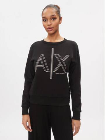 Armani Exchange Світшот 3DYM11 YJEBZ 1200 Чорний Regular Fit Armani Exchange Світшот 3DYM11 YJEBZ 1200 Чорний Regular Fit