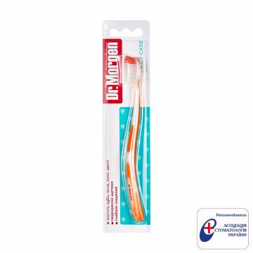 Зубная щетка Dr.Morgen Daily Care средней жесткости, оранжевая, 1 шт