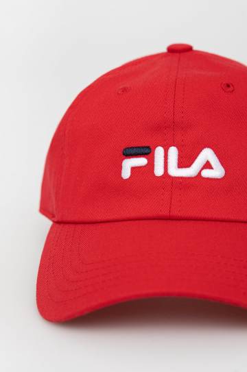 Кепка Fila цвет красный с аппликацией Кепка Fila цвет красный с аппликацией