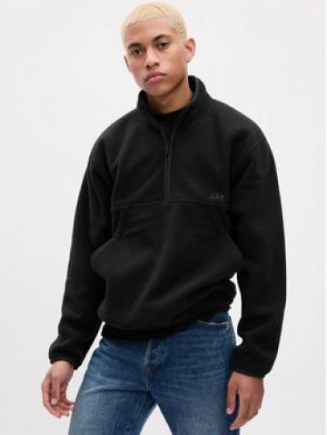 Gap Флісовий реглан 811303-04 Чорний Regular Fit Gap Флісовий реглан 811303-04 Чорний Regular Fit