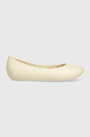 Балетки Crocs Brooklyn Flat цвет бежевый 209384 Балетки Crocs Brooklyn Flat цвет бежевый 209384