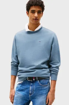 Мужской синий свитшот REG S FLAG Синий L Tommy Jeans DM0DM20741