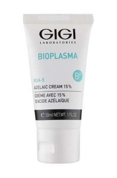 Крем для лица Gigi Bioplasma 15% Azelaic Cream для жирной и проблемной кожи с азелаиновой кислотой, 30 мл