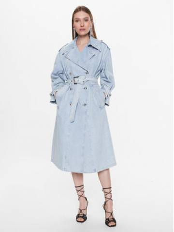 Pinko Тренч Partita 100586 A0MX Голубий Regular Fit Pinko Тренч Partita 100586 A0MX Голубий Regular Fit
