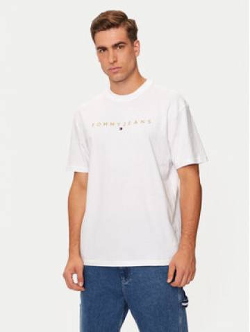 Tommy Jeans Футболка DM0DM19694 Білий Regular Fit Tommy Jeans Футболка DM0DM19694 Білий Regular Fit