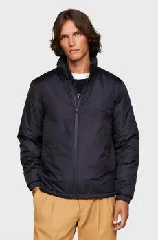 Мужская темно-синяя куртка PORTLAND STAND COLLAR JACKET Синий S Tommy Hilfiger MW0MW34237