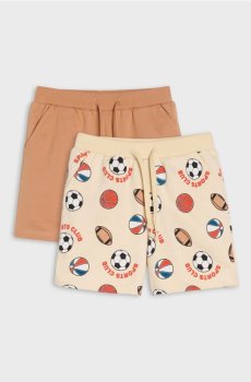 Шорти, 2 пари - бежевий