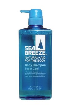 Освежающий шампунь для волос Shiseido Sea-Breeze Super Cool Body Shampoo, 600 мл