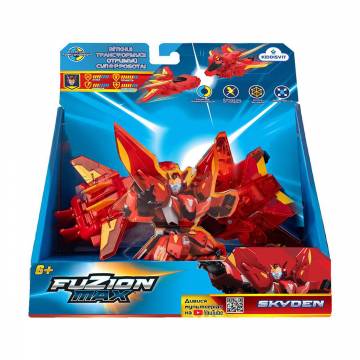 Игровой набор самолетов-трансформеров Fuzion Max Скайден, с 6 лет (54001) Игровой набор самолетов-трансформеров Fuzion Max Скайден, с 6 лет (54001)