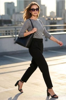 Футболка з довгим рукавом - сірий