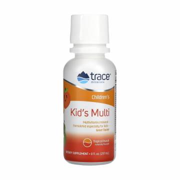 Витаминно-минеральный комплекс для детей Trace Minerals Kids Multi вкус цитрусовый, в жидкости, 237 мл Витаминно-минеральный комплекс для детей Trace Minerals Kids Multi вкус цитрусовый, в жидкости, 237 мл