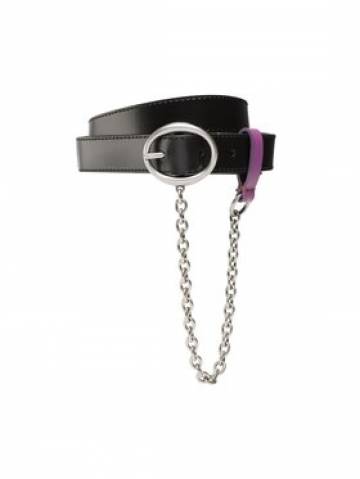 Calvin Klein Jeans Жіночий ремінь Round Classic Belt Chain 25mm K60K610360 Чорний Calvin Klein Jeans Жіночий ремінь Round Classic Belt Chain 25mm K60K610360 Чорний