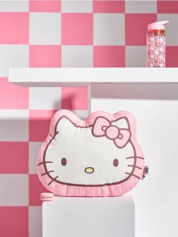 Декоративна подушка Hello Kitty - пастельний рожевий Декоративна подушка Hello Kitty - пастельний рожевий