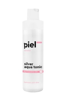 Увлажняющий тоник для лица Piel Cosmetics Sensitive Silver Aqua Tonic для сухой и чувствительной кожи, 250 мл