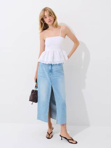 Mohito - Топ на бретельках - білий - L