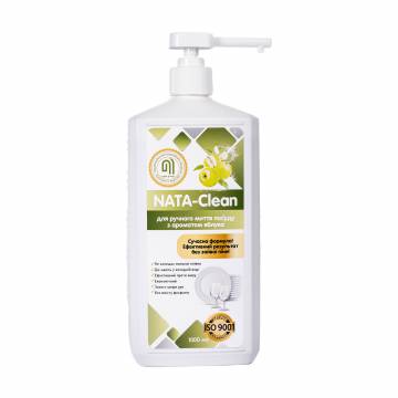 Средство для ручного мытья посуды Nata Group NATA-Clean с ароматом яблока, 1 л Средство для ручного мытья посуды Nata Group NATA-Clean с ароматом яблока, 1 л