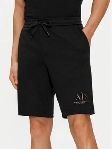 Armani Exchange Спортивні шорти 3DZSSA Z9N1Z 1200 Чорний Regular Fit Armani Exchange Спортивні шорти 3DZSSA Z9N1Z 1200 Чорний Regular Fit