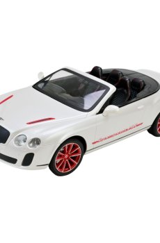 Автомодель Powermotors Bentley Continental Supersports ISR 1:14, на радиоуправлении, 34*14*10 см, белая, от 6 лет (PM1403)