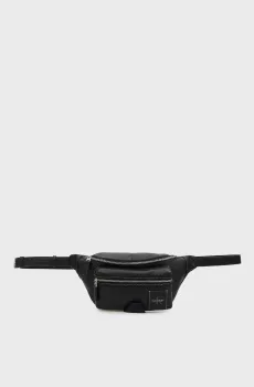 Мужская черная поясная сумка BOLD PEBBLE SLING Черный ONESIZE Calvin Klein LV04D3427G