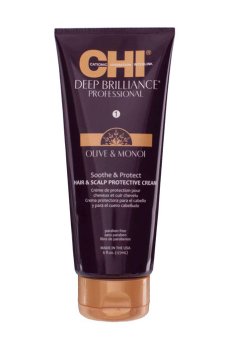 Крем для защиты кожи головы CHI Deep Brilliance Olive & Monoi Soothe & Protect Hair & Scalp Protective, 177 мл