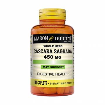 Каскара саграда Mason Natural Cascara Sagrada 450 мг, 100 капсул