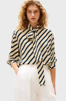 Женская блуза в полоску TH х SRG Разноцветный S Tommy Hilfiger WW0WW45548