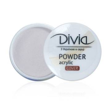 Акриловая пудра для ногтей Divia Acrylic Powder Cover Камуфлирующая, AC17 Light Nude, 18 г Акриловая пудра для ногтей Divia Acrylic Powder Cover Камуфлирующая, AC17 Light Nude, 18 г