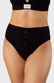 Женские черные трусики Черный M brabrabra SLZ25302201
