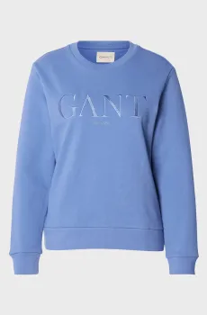 Женский голубой свитшот GRAPHIC Голубой M Gant 4201387