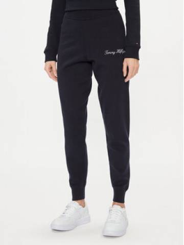 Tommy Hilfiger Спортивні штани Script Graphic WW0WW40347 Cиній Regular Fit Tommy Hilfiger Спортивні штани Script Graphic WW0WW40347 Cиній Regular Fit