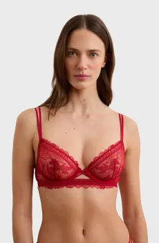 Женский красный бюстгальтер с мягкой чашкой MINUIT Красный 75B Etam 6557658