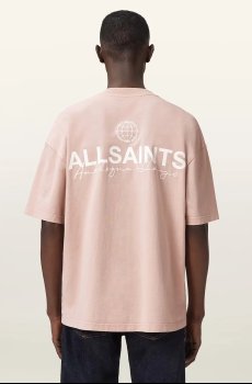 Хлопковая футболка AllSaints EMBLEM