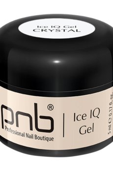 Низкотемпературный гель для ногтей PNB UV/LED Ice IQ Gel, Crystal, 5 мл