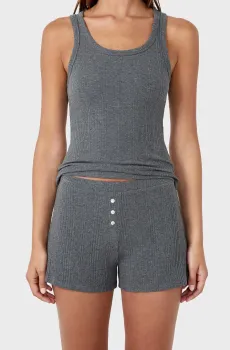 Женские темно-серые шорты COLY Серый L Etam 6550932