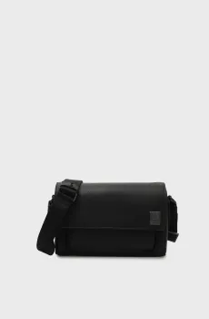 Мужская черная сумка SMALL FLAP MESSENGER Черный ONESIZE Calvin Klein LV04D3367G