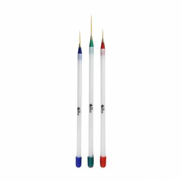 Набор кистей для рисования Nails Molekula Professional, 3 шт (ML1076) Набор кистей для рисования Nails Molekula Professional, 3 шт (ML1076)