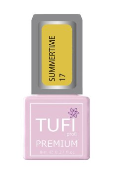 Уценка! Гель-лак для ногтей Tufi profi Premium Summertime, 17 Спелый лимон, 8 мл