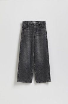 Reserved - Джинси широкого крою - сірий - 343HN-90J