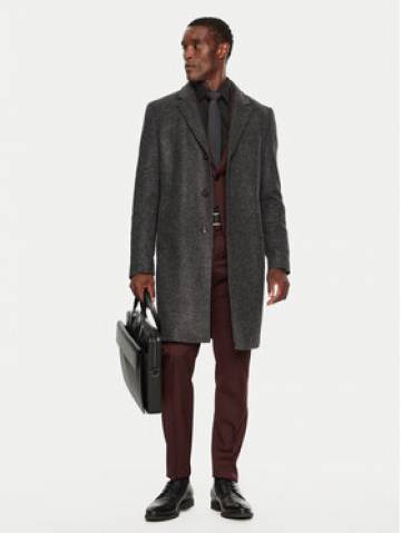 Boss Демісезонний плащ H-Hyde 50528132 Чорний Slim Fit Boss Демісезонний плащ H-Hyde 50528132 Чорний Slim Fit