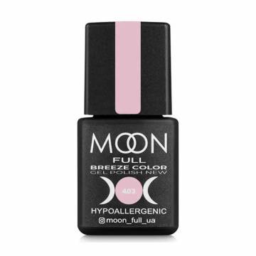 Гель-лак для ногтей Moon Full Breeze Color Gel Рolish 403 Бледно-розовый, 8 мл Гель-лак для ногтей Moon Full Breeze Color Gel Рolish 403 Бледно-розовый, 8 мл