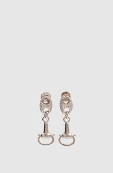 Серебряные серьги с кристаллами