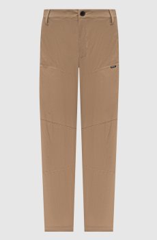 Бежевые штаны RD-Civil с патчем логотипа