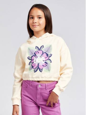 Lee Світшот Floral Oversize LEG5089 Écru Oversize Lee Світшот Floral Oversize LEG5089 Écru Oversize