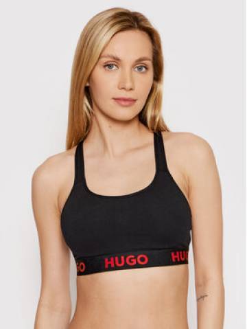 Hugo Бюстгальтер-топ Sporty Logo 50469628 Чорний Hugo Бюстгальтер-топ Sporty Logo 50469628 Чорний