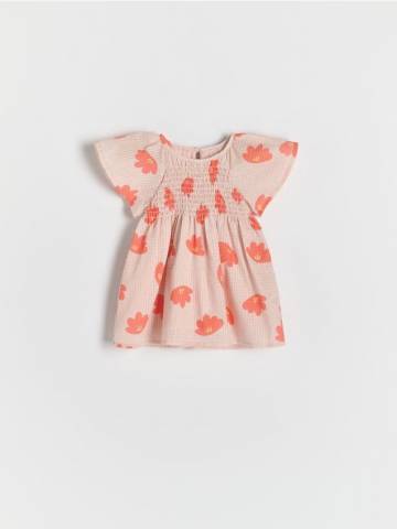 Reserved - Сукня з візерунком - пильно-рожевий - 894CY-39X