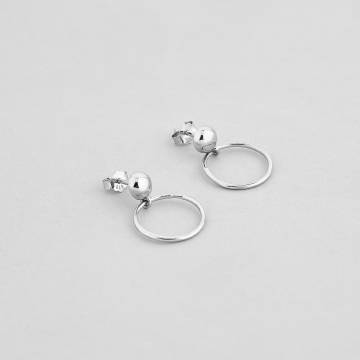 Серебряные серьги Minimal 441/р Серебряные серьги Minimal 441/р