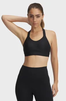 Женский черный топ Infinity High Strappy Черный XL (D-DD) Under Armour 1389827-001