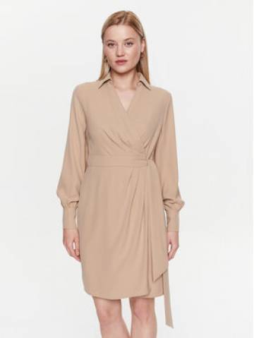 Lauren Ralph Lauren Повсякденна сукня 250902854001 Бежевий Regular Fit Lauren Ralph Lauren Повсякденна сукня 250902854001 Бежевий Regular Fit